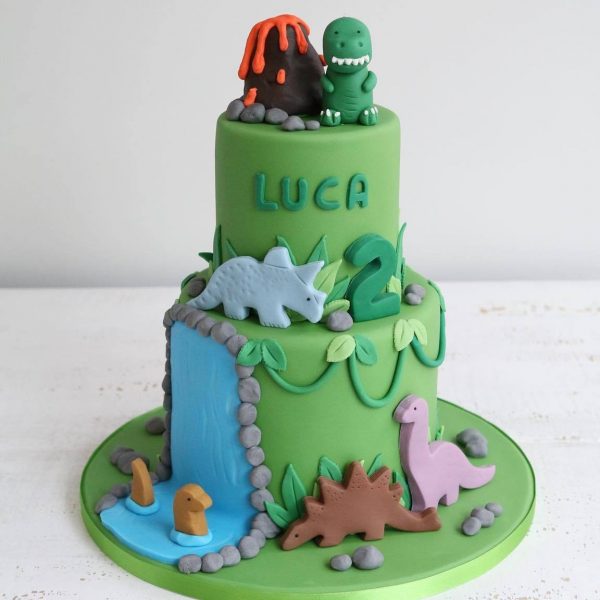 Dinosaur 2 Tier Cake